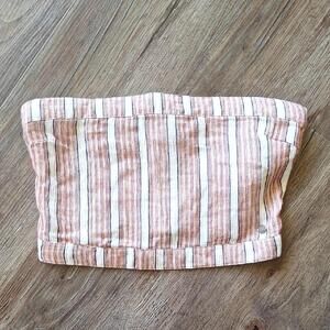 Roxy Strapless Striped Tube Top Size Medium